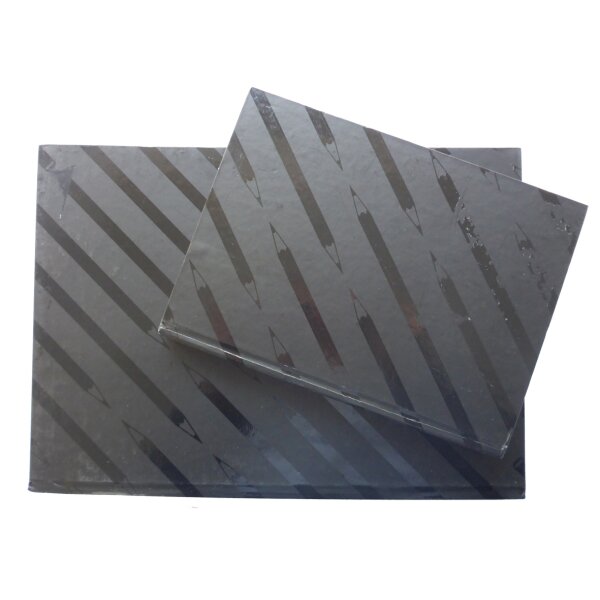 Skizzenbuch A4 - 80 Blatt, Hardcover 100g/qm schwarz