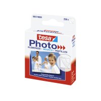 tesa Photo Foto-Klebepads, weiß, beidseitig klebend 250 Stück