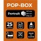 Pop-Box Classic schwarz/harlekin