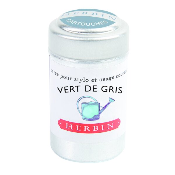 Dose mit 6 Patronen vert de gris