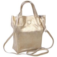 Tasche Feder 16x9x23 Gold