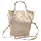 Tasche Feder 16x9x23 Gold