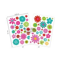 Decoraty 6 Bg A5 Blumen 4,8x21cm