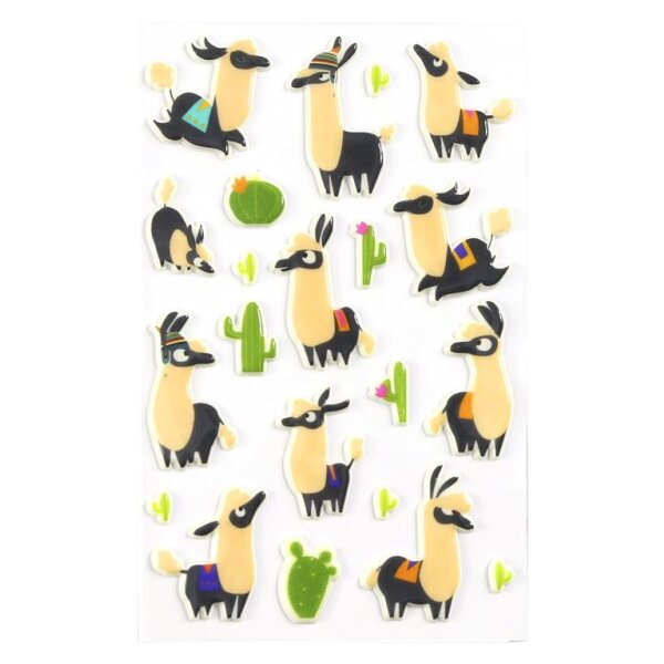 MAILDOR 3D-Sticker - Lamas