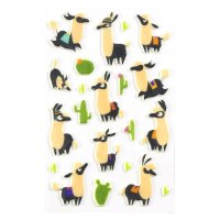 MAILDOR 3D-Sticker - Lamas