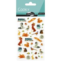 MAILDOR 3D-Sticker - Tiere Wald