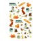 MAILDOR 3D-Sticker - Tiere Wald