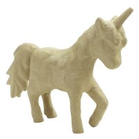 Pappmaché Einhorn Kawaii S 19cm