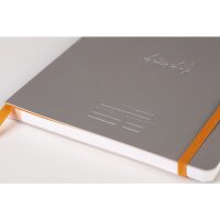 RHODIA Meeting A5+ 80bl 90g Silber