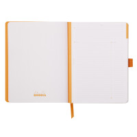 RHODIA Meeting A5+ 80bl 90g Silber