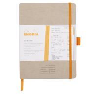 RHODIA Meeting A5+ 80bl 90g Beige