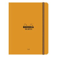 Rhodia UnlimitedA5+ 60bl kar orange