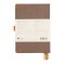 Notizbuch Hardcover A5-240 Seiten, 90g/qm dotted elfenbein - taupe