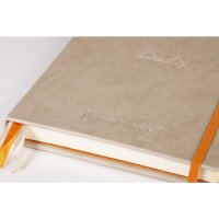 Notizbuch Hardcover A5-240 Seiten, 90g/qm dotted elfenbein - beige