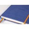 Notizbuch Hardcover A5-240 Seiten, 90g/qm dotted elfenbein - zaphir-blau