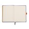 Notizbuch Hardcover A5-240 Seiten, 90g/qm dotted elfenbein - zaphir-blau