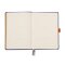 Notizbuch Hardcover A5-240 Seiten, 90g/qm dotted elfenbein - zaphir-blau