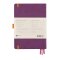 Notizbuch Hardcover A5-240 Seiten, 90g/qm dotted elfenbein - violett