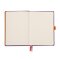 Notizbuch Hardcover A5-240 Seiten, 90g/qm dotted elfenbein - violett