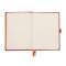 Notizbuch Hardcover A5-240 Seiten, 90g/qm dotted elfenbein - mohn-rot