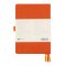 Notizbuch Hardcover A5-240 Seiten, 90g/qm dotted elfenbein - tangerine