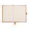 Notizbuch Hardcover A5-240 Seiten, 90g/qm dotted elfenbein - tangerine