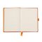 Notizbuch Hardcover A5-240 Seiten, 90g/qm dotted elfenbein - tangerine