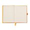 Notizbuch Hardcover A5-240 Seiten, 90g/qm dotted elfenbein - orange