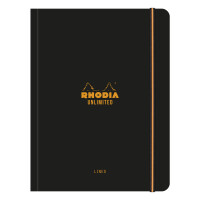 Rhodia UnlimitedA5+ 60bl L+R sw