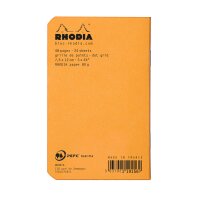 Rhodia Heft 7,5x12 24Bl DOT 80g ora