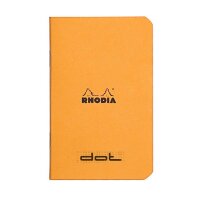 Rhodia Heft 7,5x12 24Bl DOT 80g ora