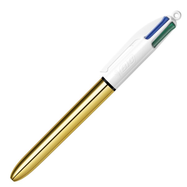 4-Farb-Druckkugelschreiber ? Metallic sortiert