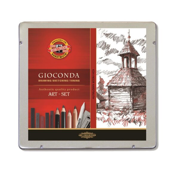 Künstler- Set Gioconda Art-Set - 24- teiliges Metalletui