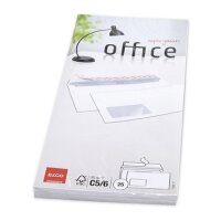 Office CelloZip mit 25 Kuverts, HK,  C5/6 DL - weiss