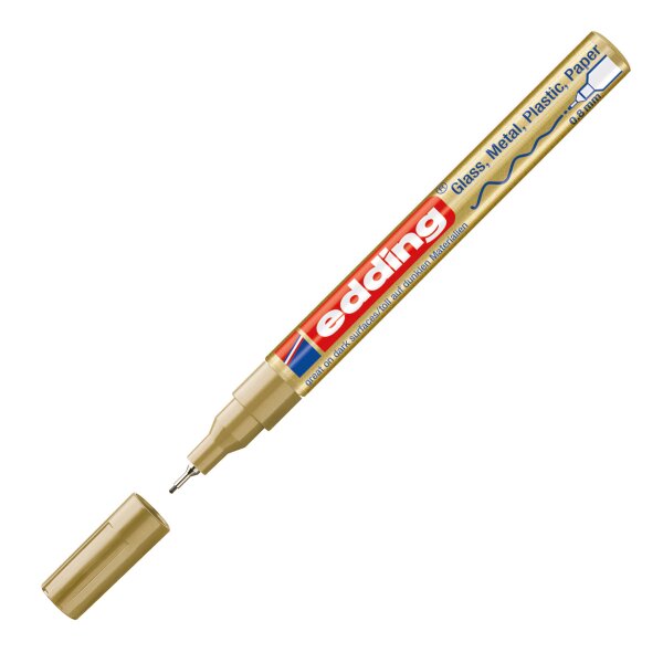 Glanzlackmarker 780 creative Rundspitze ca. 0,8mm - gold