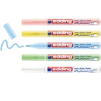 Gloss paint marker 751 CR bullet tip 1-2mm - Set of 5,...