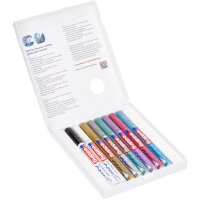 Glanzlackmarker 751 creative metallic Rundspitze 1-2 mm -...