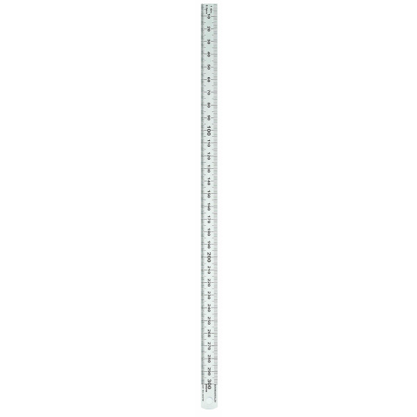 Edelstahl-Lineal, rostfrei, 30 cm, leicht
