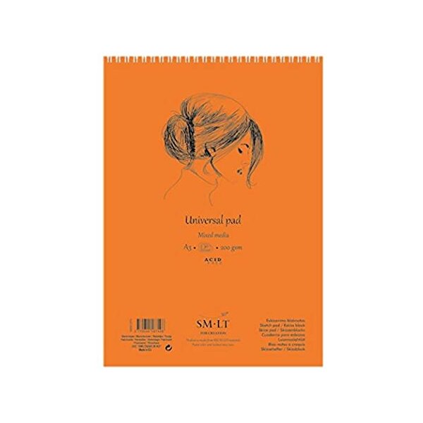 Spiralblock Authentic Mixed Media Papier, DINA5, 40...