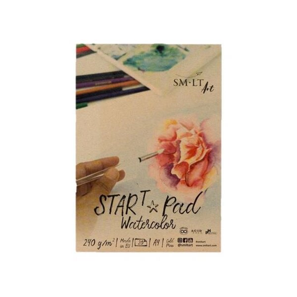 Aquarellblock START, DINA4, 20 Blatt, 240 g/qm