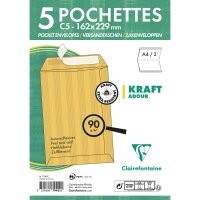 Tasch Ad 162x229 C5 Kraft 90g Pck 5