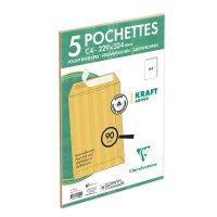 Tasch Adhéc 229x324 Kraft 90g Pck 5