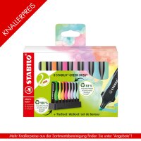 Textmarker BOSS GREEN Pastel - 8er Tischset