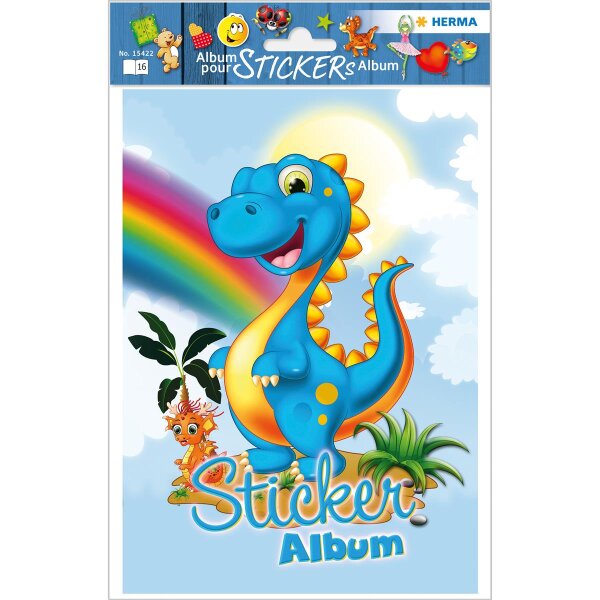 Stickeralbum A5 hoch - Dinos