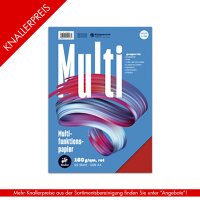 Style Multifunktionspapier A4 25 Blatt 160 g/qm rot