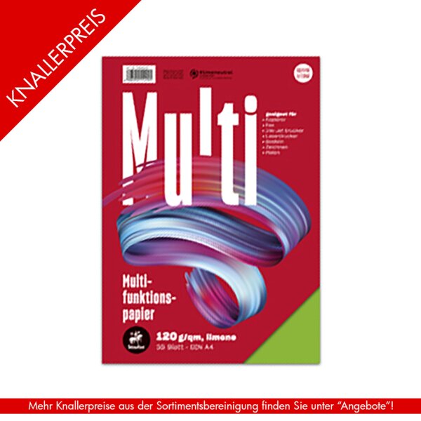 Style Multifunktionspapier A4 35 Blatt 120 g/qm limone