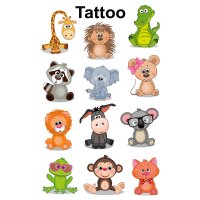 KID Tattoos Tiere, Inhalt: 1 Bogen