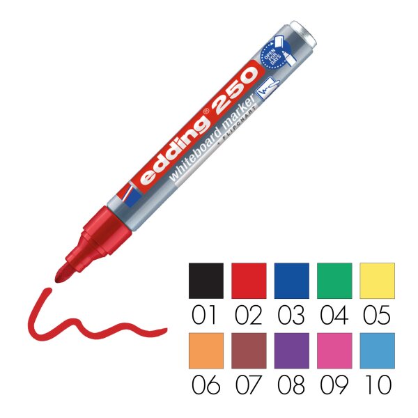 Whiteboardmarker 250 Rundspitze 1,5-3mm