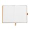 Notizbuch Hardcover A5-240 Seiten, 90g/qm dotted weiß - beige