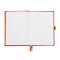 Notizbuch Hardcover A5-240 Seiten, 90g/qm dotted weiß - mohn-rot